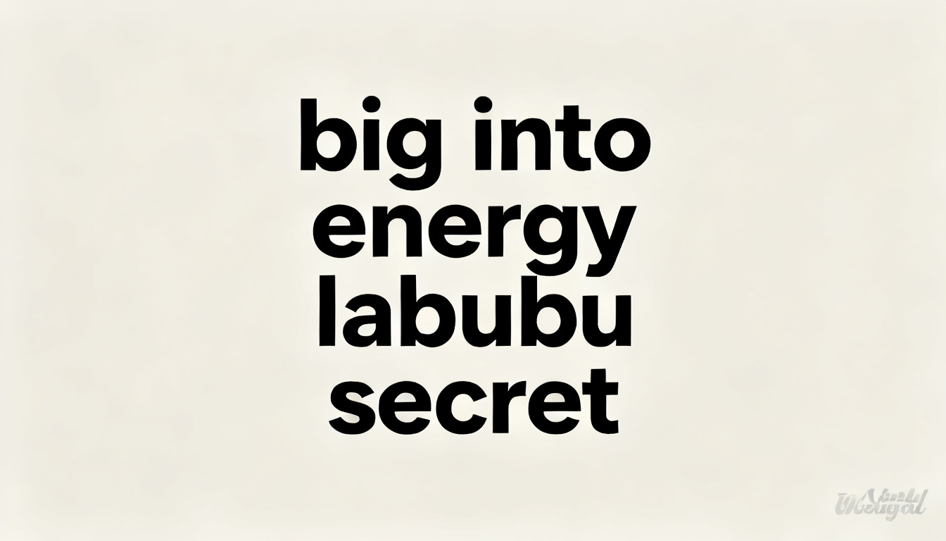 big into energy labubu secret